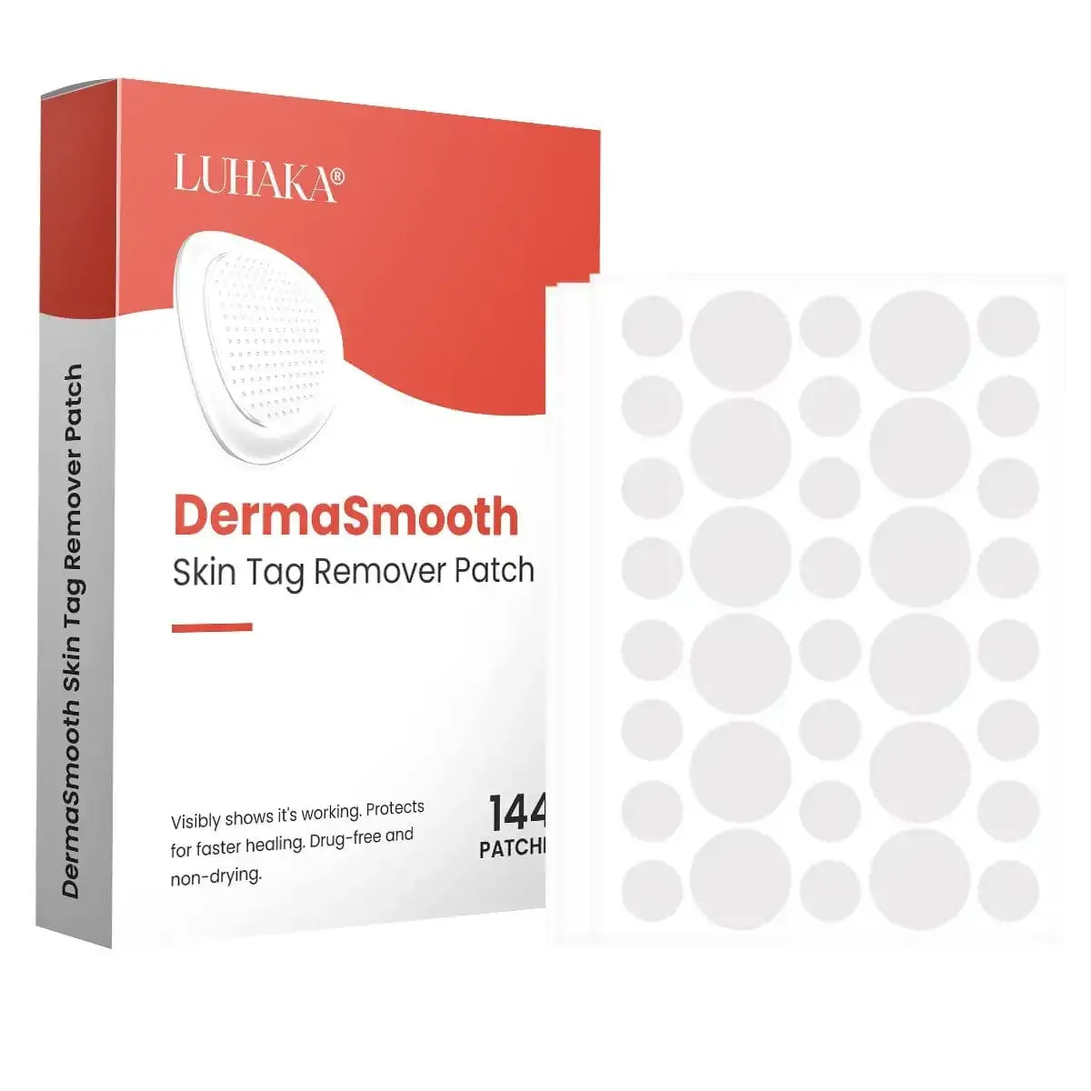 Derma Smooth Skin Tag Removal Patch - 72 Patches